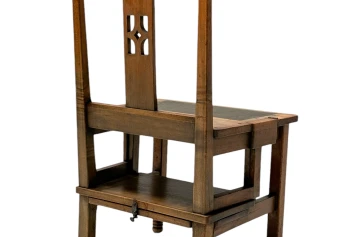 Jac. van den Bosch 't Binnenhuis Art Deco Library Chair or Library Steps, 1916